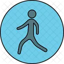 Runing Men Pedestrianrun Streetsafety Icon