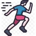 Runner Sprinter Exercise Icon