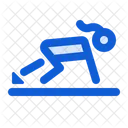 Runner Starting Starting Block Sprint Icon