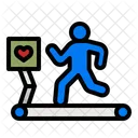 Running Workout Treadmill Icon