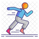 Running Fitness Exercise Icon