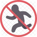 Running Prohibition Restriction Icon