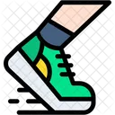 Running Fitness Excercise Icon