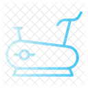 Running Cycle Treadmill Bike Icon