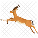 Running Deer Reindeer Deer Icon