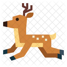 Running Deer  Icon