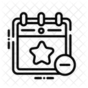 Timeanddate Line Remove Event Icon
