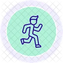 Running Line Icon Icon