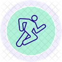 Running Line Icon Icon