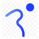 Running Round Sports Sports Man Icon