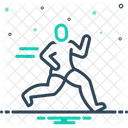 Running Sprinter Racer Icon