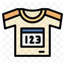 Running Marathon Shirt Icon