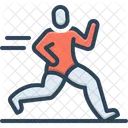 Running Sprinter Racer Icon