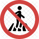 Running not allowed  Icon