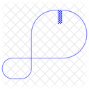 Running Parkour Line Symbol