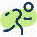 Running Round Man Sport Icon