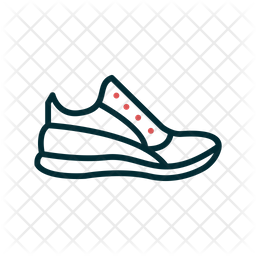 Running Shoes Icon - Download in Dualtone Style