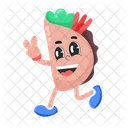 Running Taco Cute Taco Taco Wrap Icon