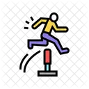 Run Jump Color Icon