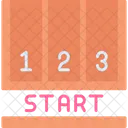 Running Track Start Point Running Icon