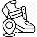 Running Track Route Running Icon