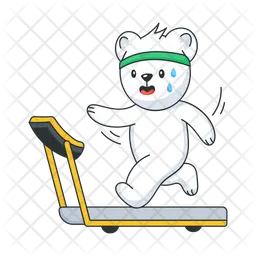 Running Treadmill  Icon