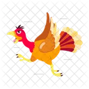 Running Turkey  Icon