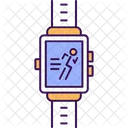 Running Watch Running Checking Smart Icon