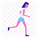 Running woman Icon