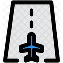 Runway Airport Airplane Icon