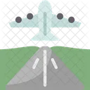 Runway Airport Plane Icon