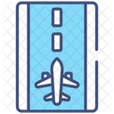 Runway Airport Airplane Icon