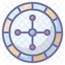 Ruota Della Fortuna Roulette Gioco Dazzardo Icon