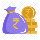 Rupee Money Coins Icon
