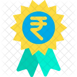 Rupee Badge  Icon