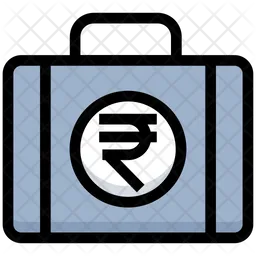 Rupee Briefcase  Icon