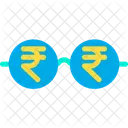 Rupee Glasses Financial Vision Business Vision Icon