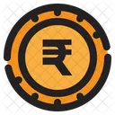 Rupee Currency Exchange Digital Currency Icon