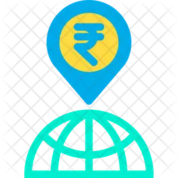 Rupee Location  Icon