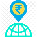 Rupee Location Global Money International Money Icône