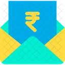 Rupee Mail Message Invoice Icon