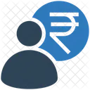 Rupee Manager Finance Manager Banker Icon