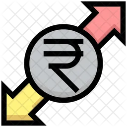 Rupee Sharing  Icon