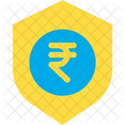 Rupee Shield  Icon