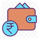 Rupee Wallet Wallet Rupees Icon
