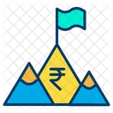 Rupees Achivement Achievement Goal Icon