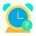 Rupees Alarm Alarm Clock Icon
