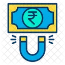 Rupees attract  Icon