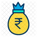 Rupees Bag Money Bag Currency Bag Icon