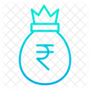 Rupees Bag Moneybag Money Sack Icon